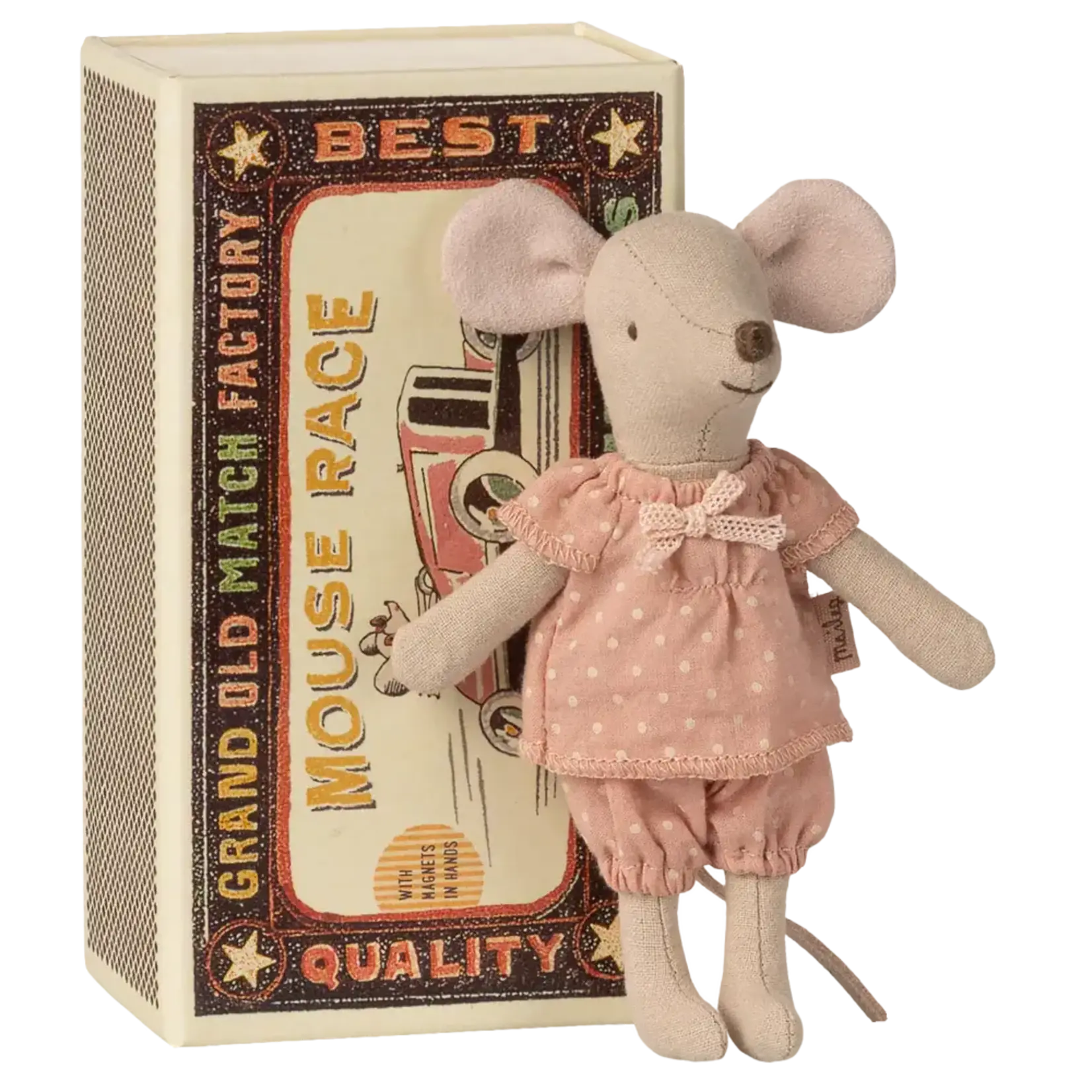 Maileg USA Big sister mouse in matchbox ('26)