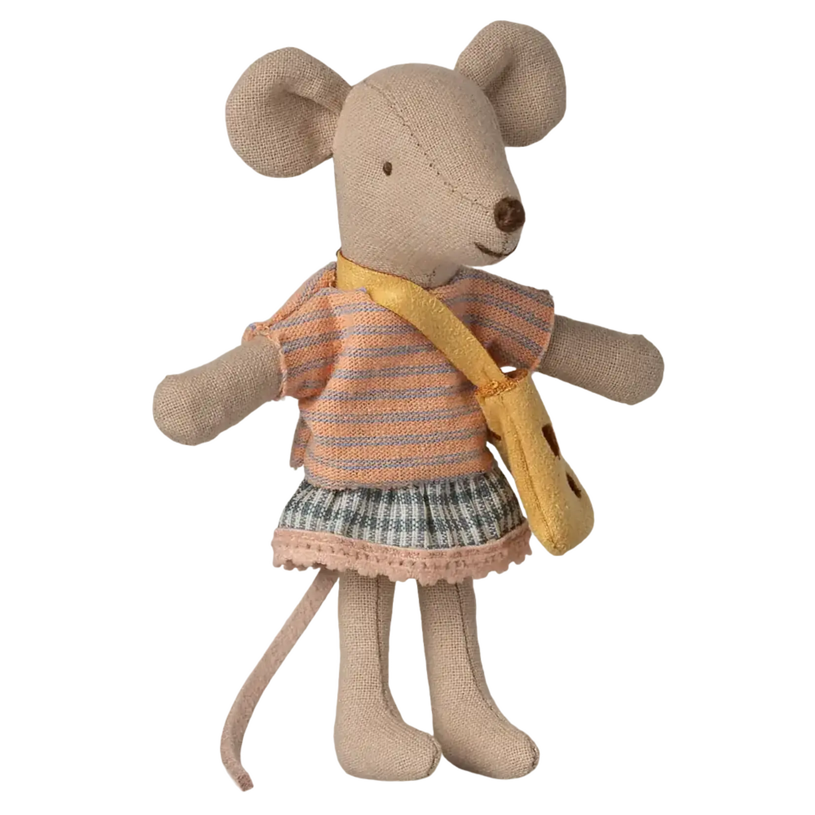 Maileg USA Little sister mouse with bag
