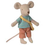Maileg USA Little brother mouse with bag