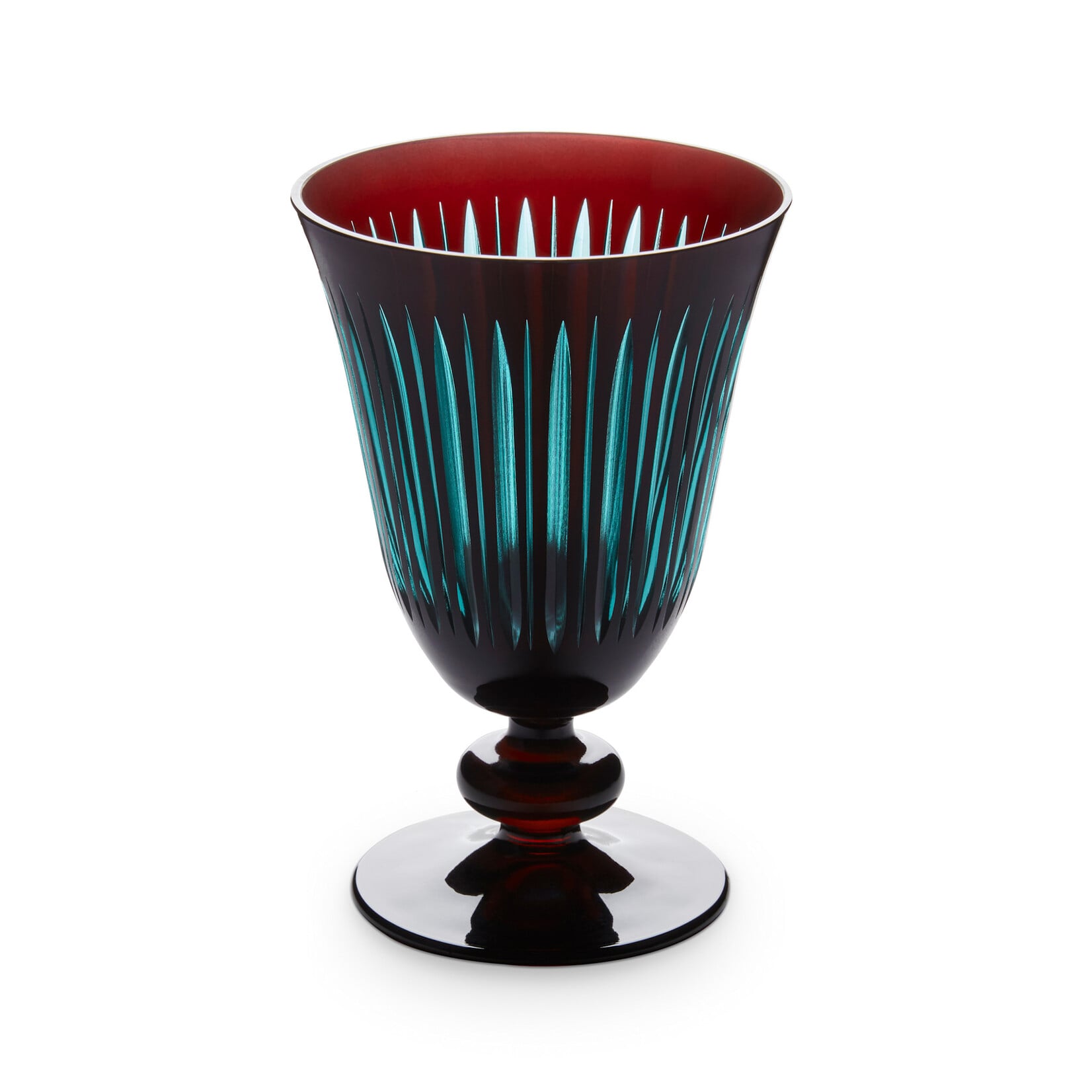 L'Objet BORDEAUX PRISM WINE GLASSES (SET OF 4)