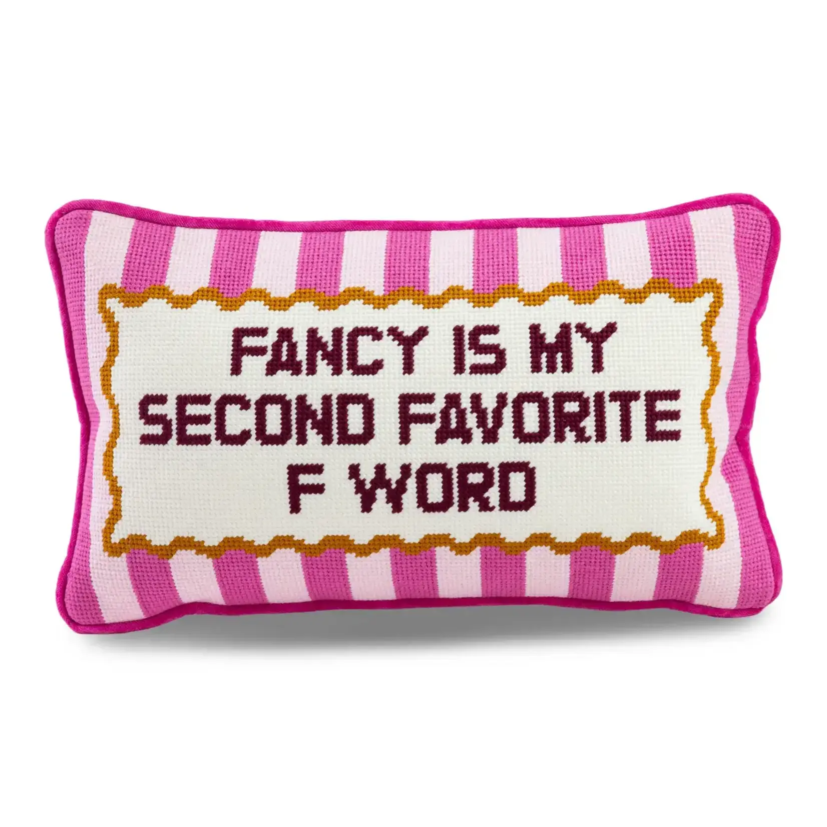 Furbish Studio Fancy Needlepoint Pillow
