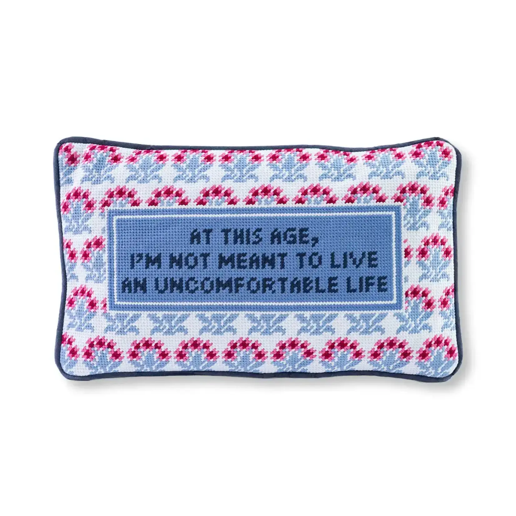 Furbish Studio Uncomfortable Needlepoint Pillow
