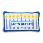 Furbish Studio Let's Get Lit Needlepoint Pillow