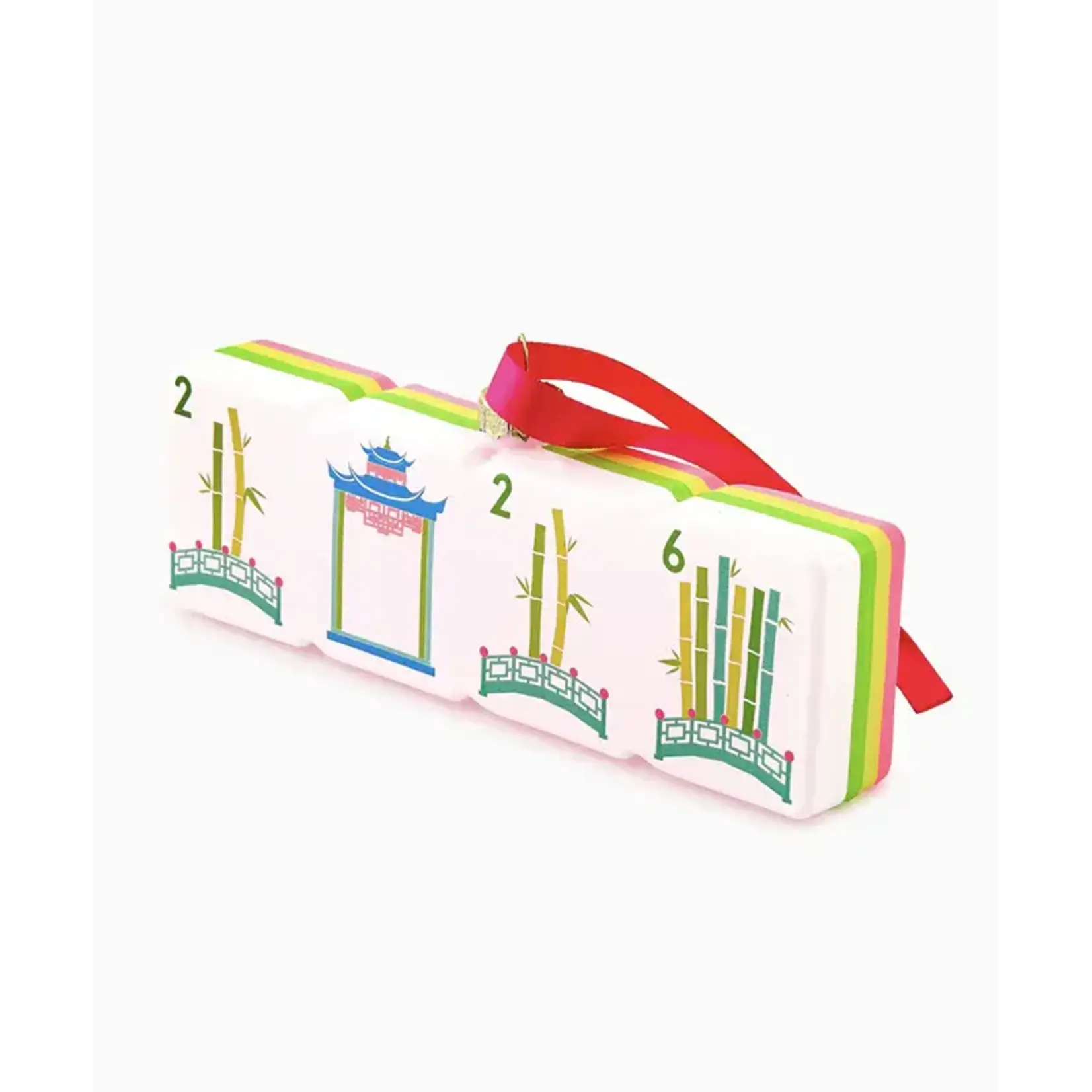 Oh My Mahjong 2026 Bamboo Bridge Ornament