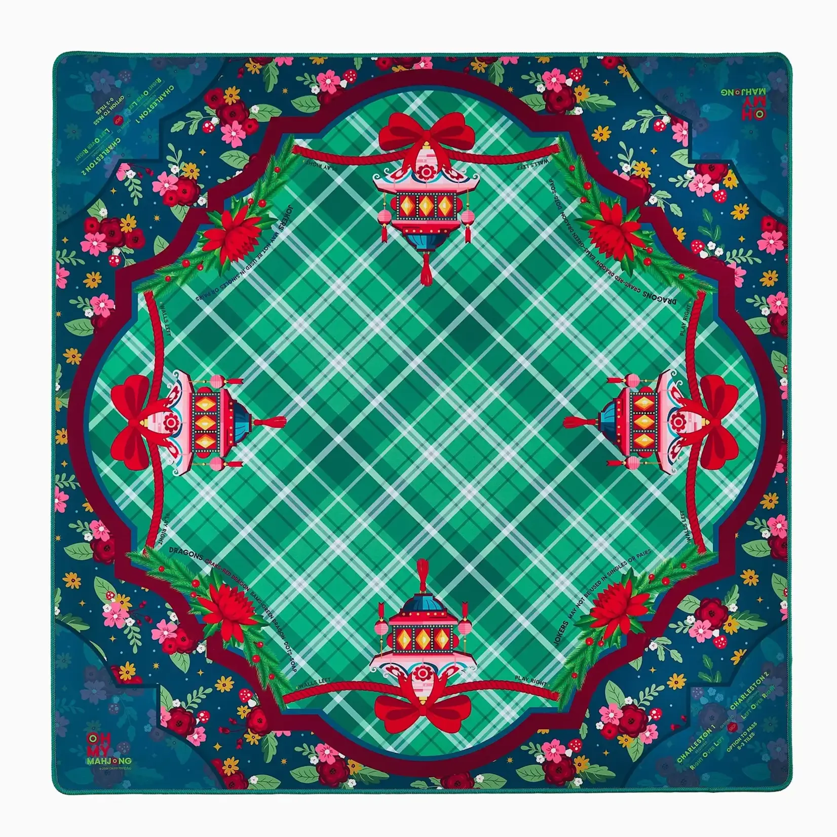 Oh My Mahjong Yuletide Mat in Tube
