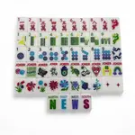Bespoke Mahjong LUCKY CHARMS - BRIGHT WHITE