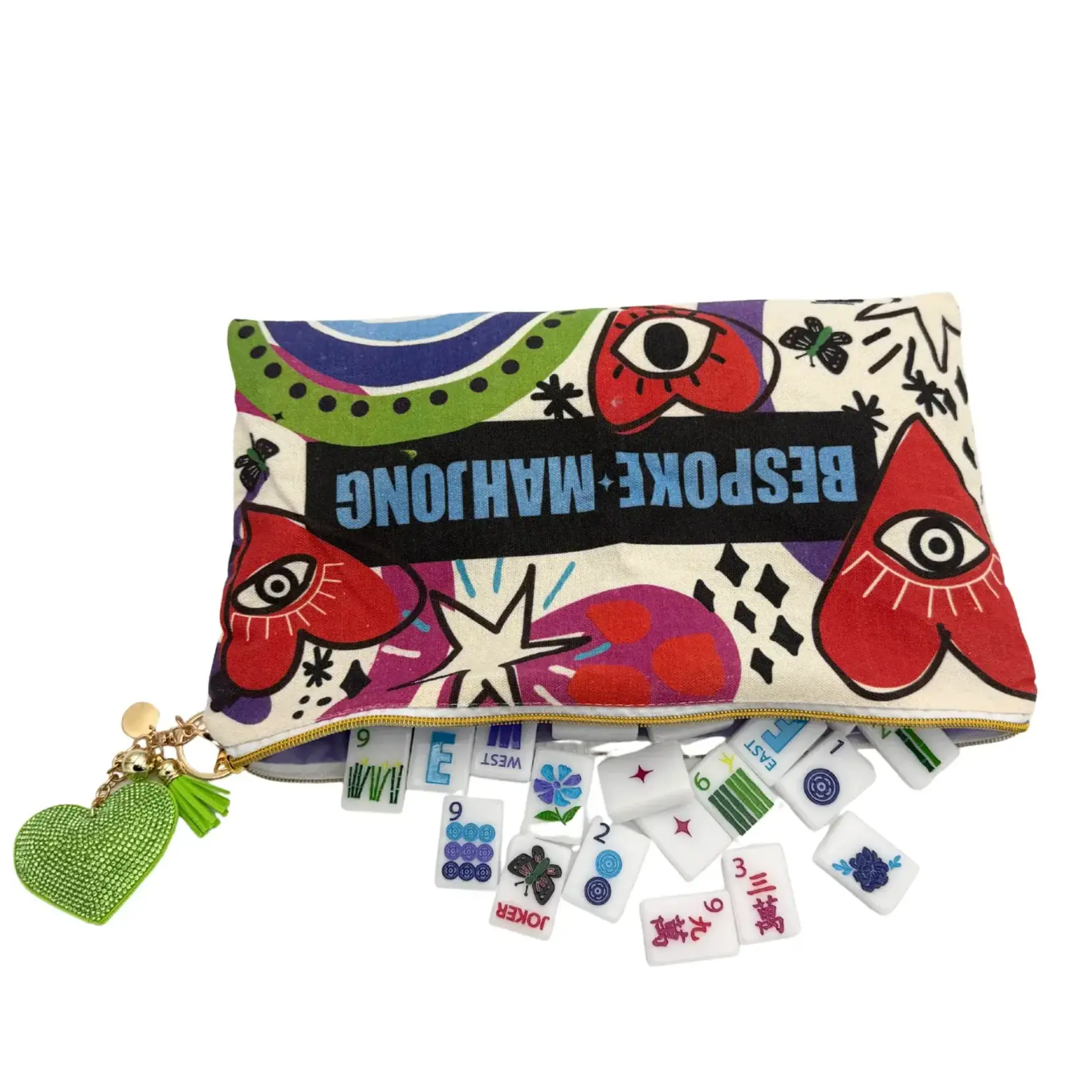 Bespoke Mahjong LUCKY CHARMS - BRIGHT WHITE
