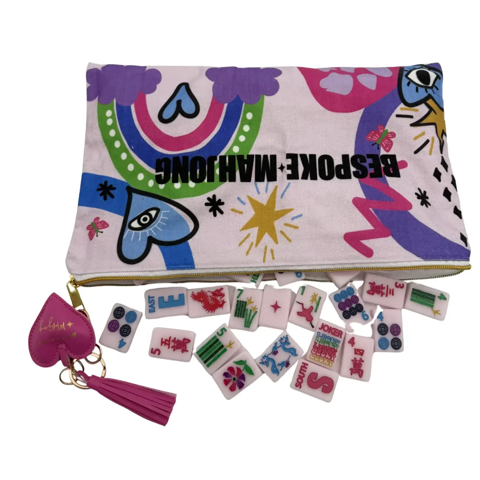 Bespoke Mahjong Lucky Charms - MARSHMALLOW PINK
