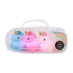 Mudpie Unicorn Light-Up Bath Toy Set