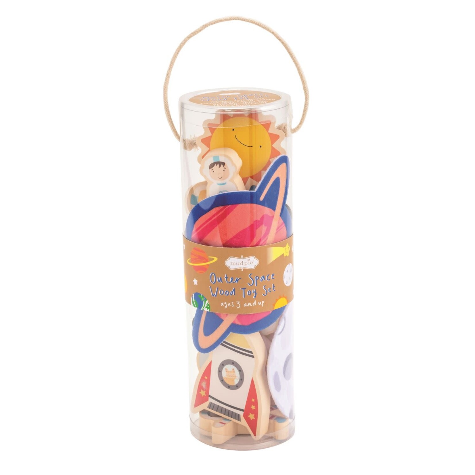 Mudpie Outer Space Wood Toy Set