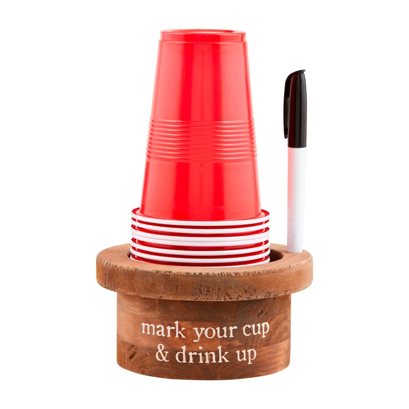 Mudpie Disposable Cup & Marker Set