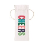 Mudpie Cheers Beaded Birthday Wine Bag