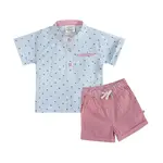 Viverano Organics Cayden Ditsy Heart Baby Top + Shorts (Organic)