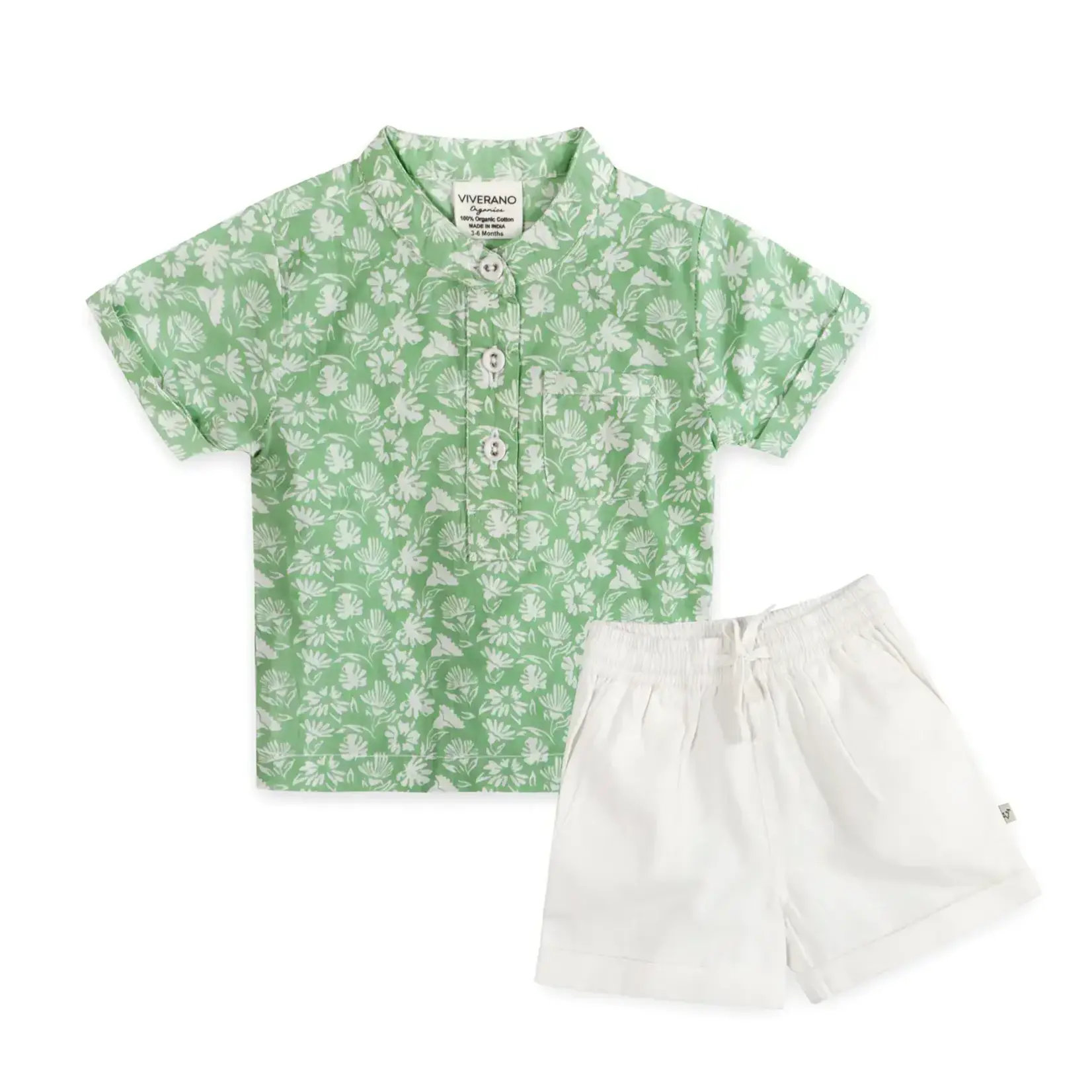 Viverano Organics Summer Baby Shirt + Shorts (Organic)