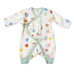 Viverano Organics Veggie Baby Kimono Romper (Organic Muslin)