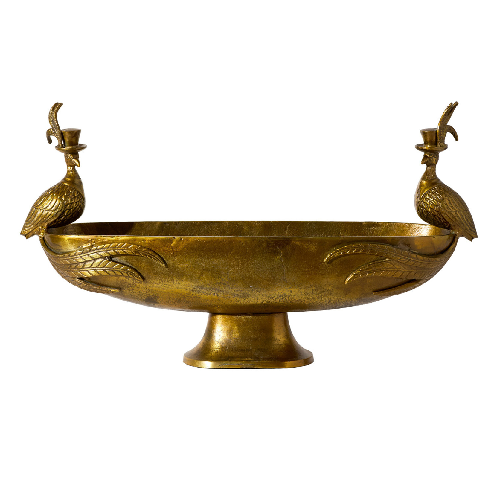 Accent Decor Emerson Footed Boat (33.25"x 8.5"x 20")