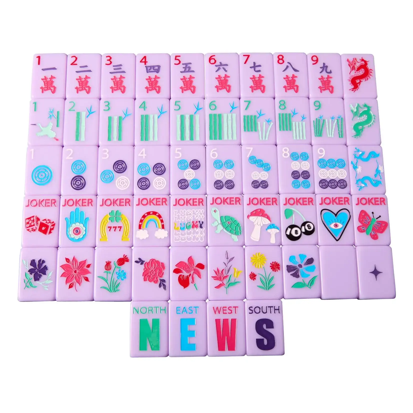Bespoke Mahjong Lucky Charms - FRENCH LAVENDER