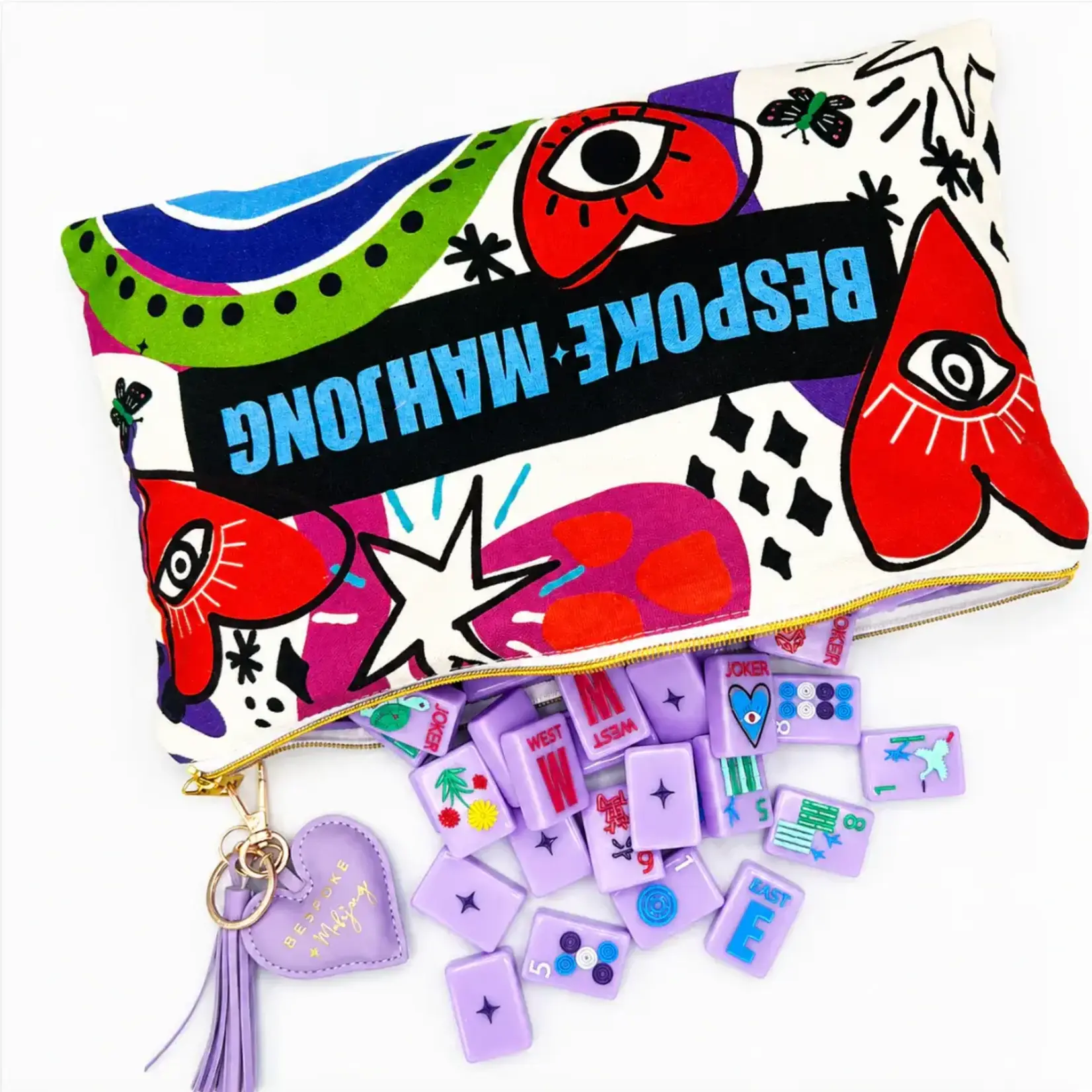 Bespoke Mahjong Lucky Charms - FRENCH LAVENDER
