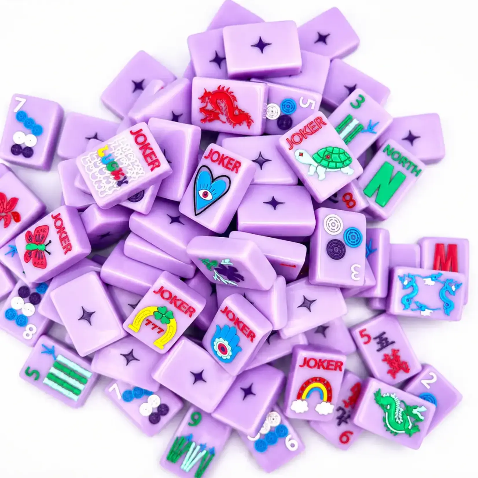 Bespoke Mahjong Lucky Charms - FRENCH LAVENDER