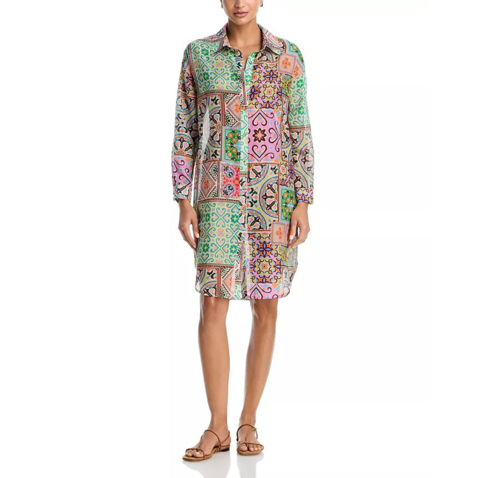 Johnny Was LONG SHIRT DRESS - LANTHE
