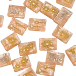 Club Mah Jenn D'or Pink Mother of Pearl Mah Jong Set - Silver & Gold