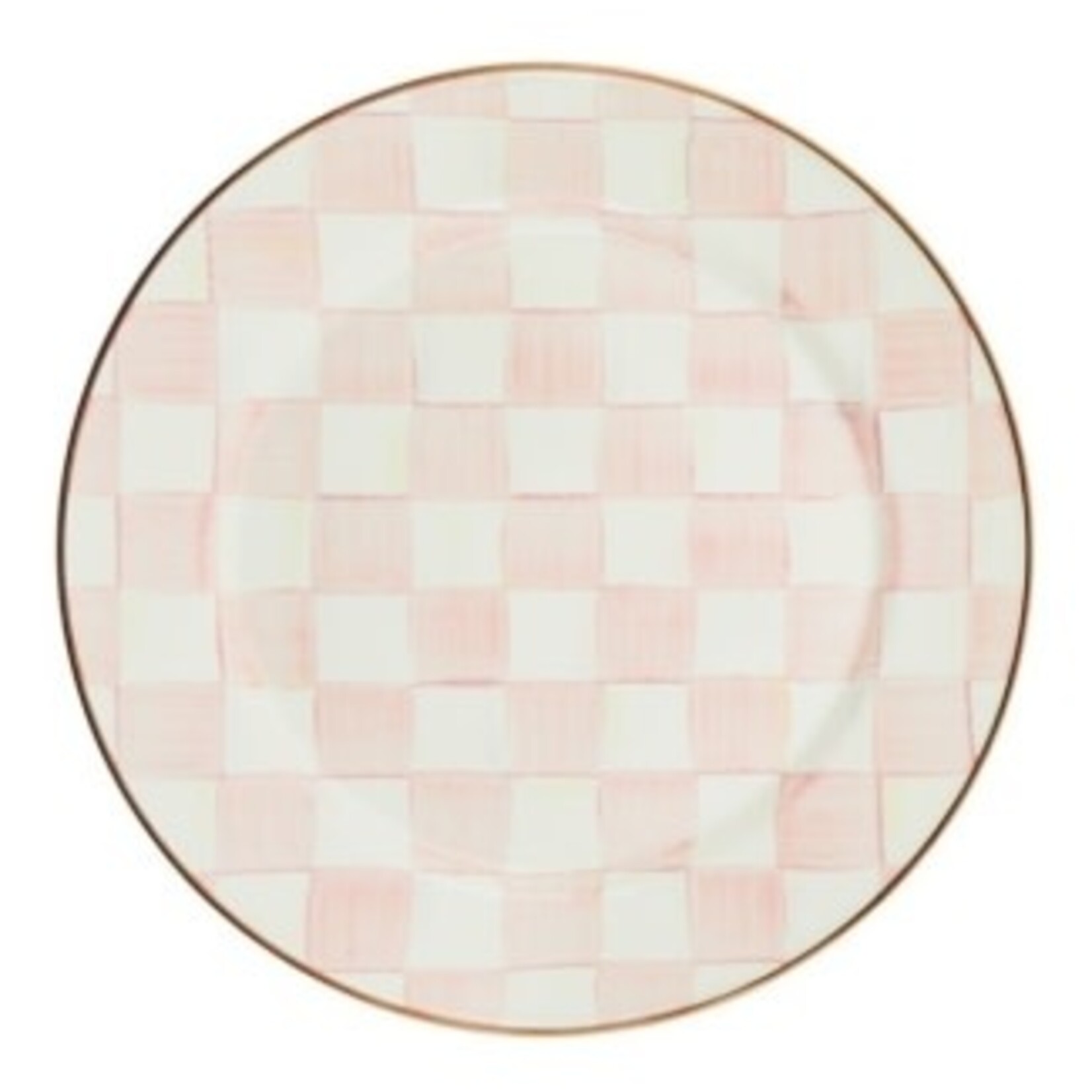 MacKenzie-Childs rosy check charger/plate