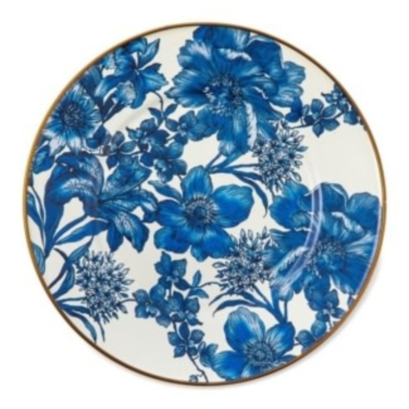 MacKenzie-Childs royal english garden enamel salad/dessert plate