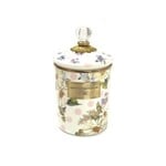 MacKenzie-Childs wildflowers pink medium canister