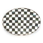 MacKenzie-Childs courtly check medium oval platter