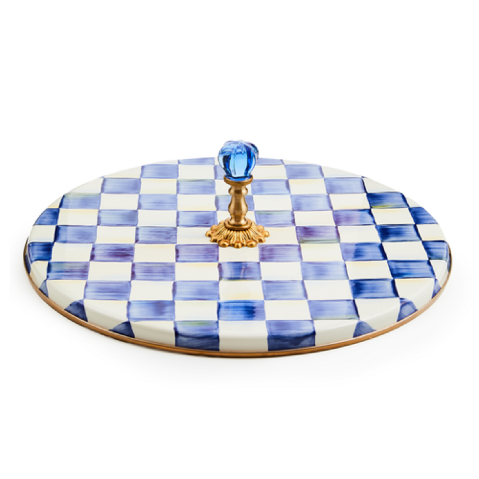 MacKenzie-Childs royal check cheese course