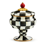 MacKenzie-Childs courtly check curiosity pot