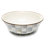 MacKenzie-Childs sterling check extra large everyday bowl