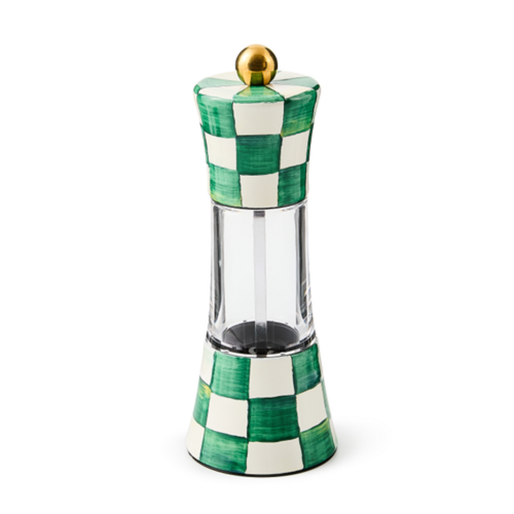 MacKenzie-Childs emerald check grinder