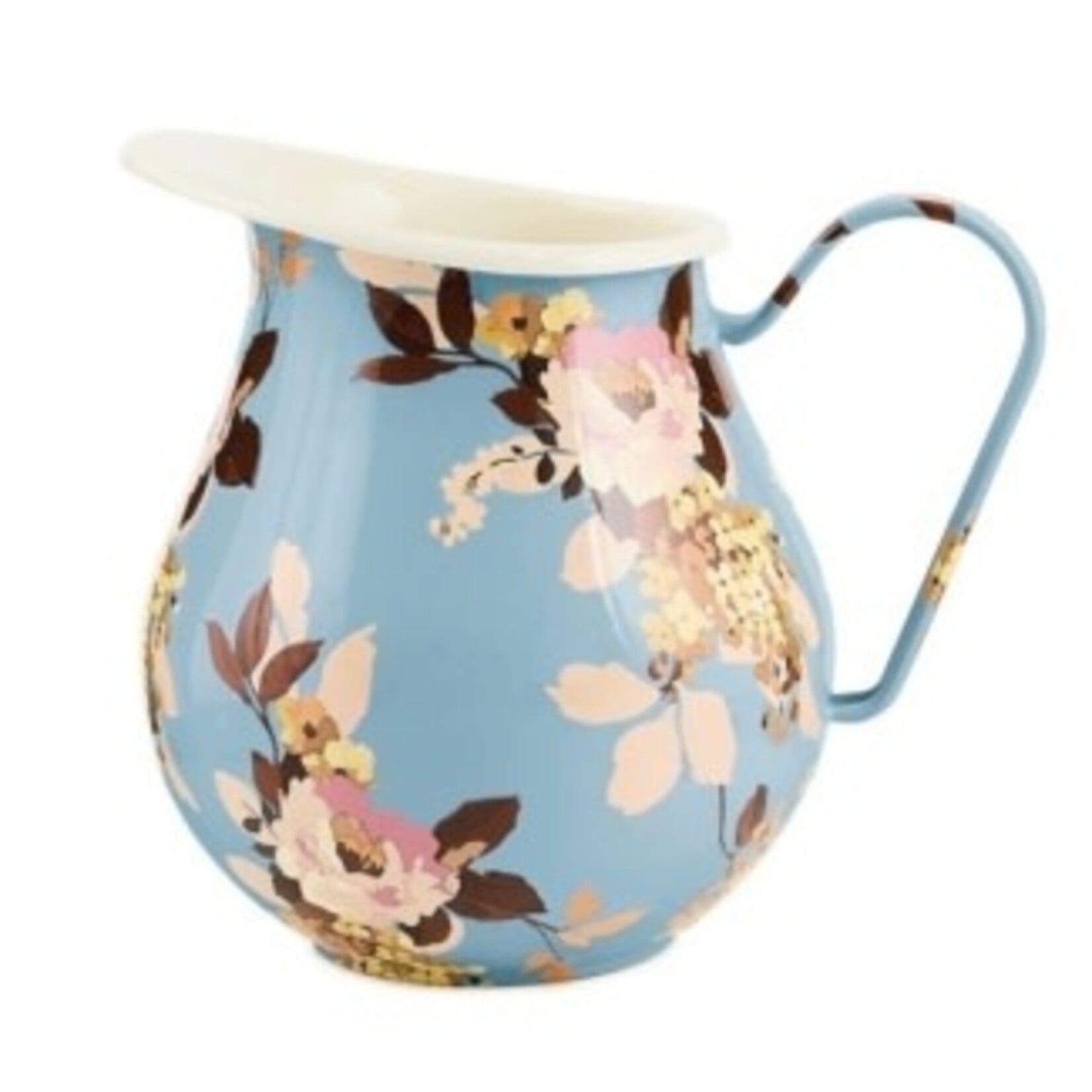 MacKenzie-Childs wild rose slate pitcher