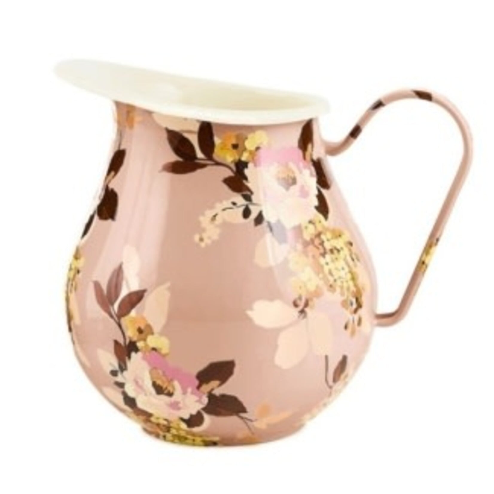 MacKenzie-Childs wild rose mauve pitcher