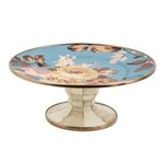 MacKenzie-Childs wild rose slate mini pedestal platter