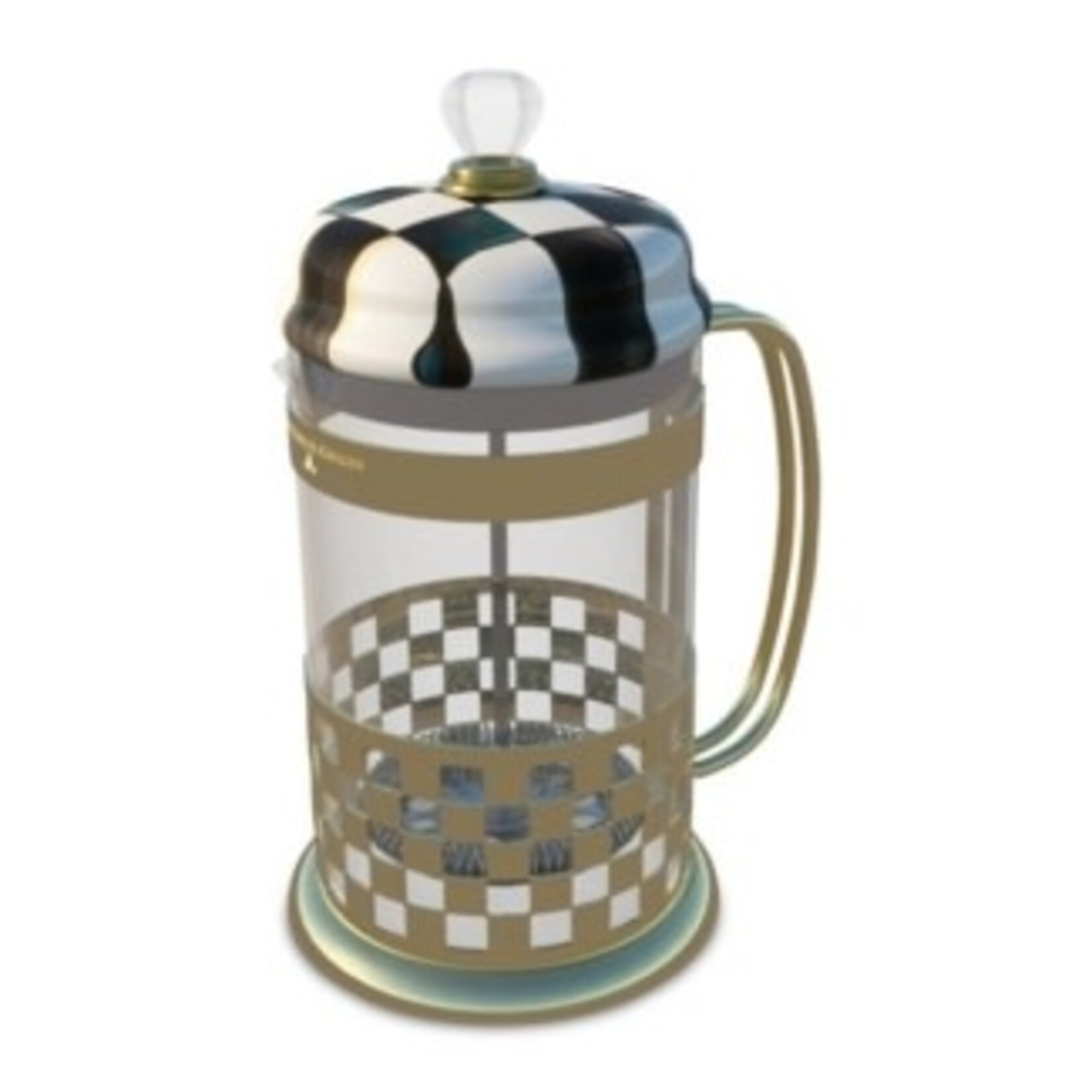 MacKenzie-Childs courtly check french press