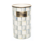 MacKenzie-Childs sterling check utensil holder