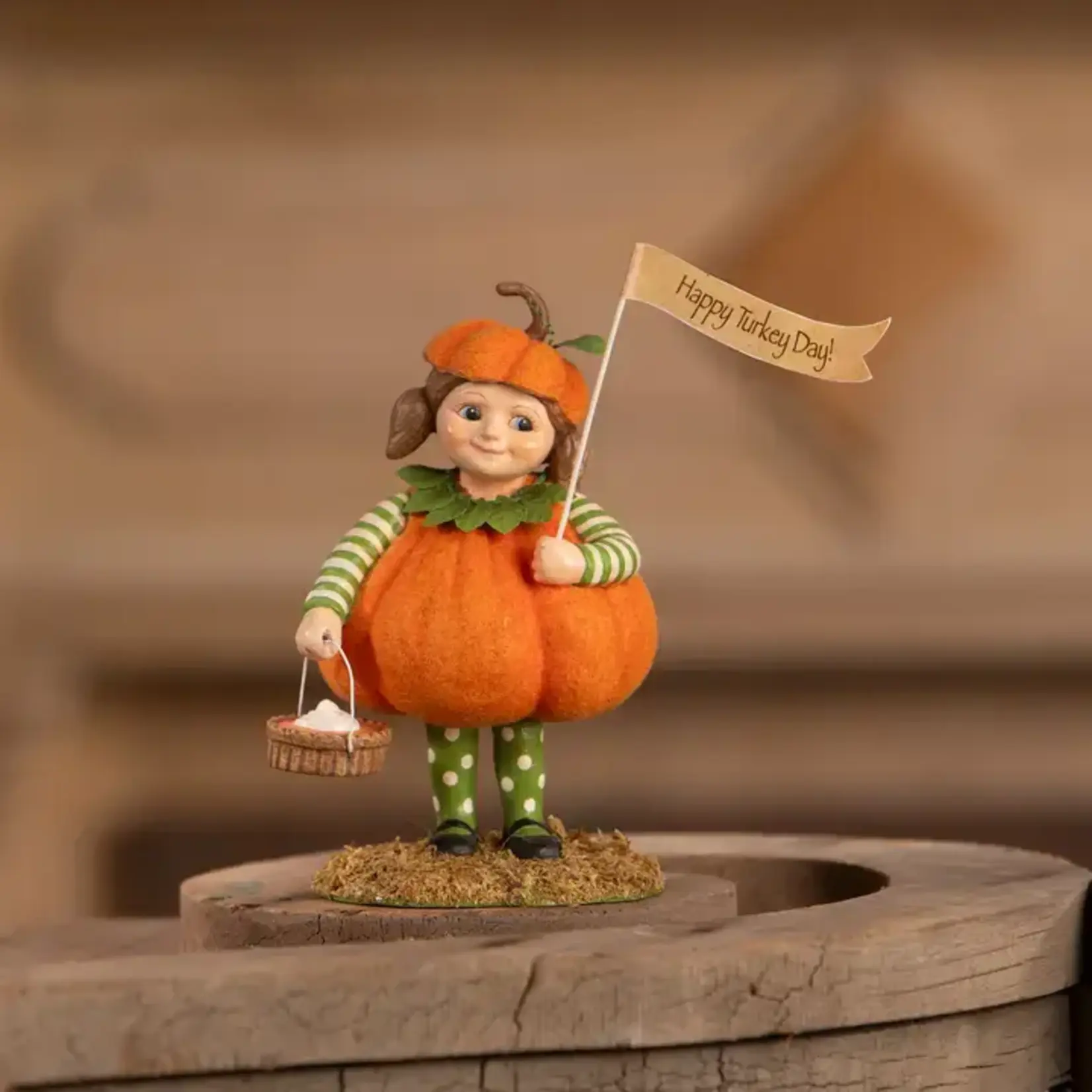 Bethany Lowe Designs, Inc. Petunia Pumpkin Pie