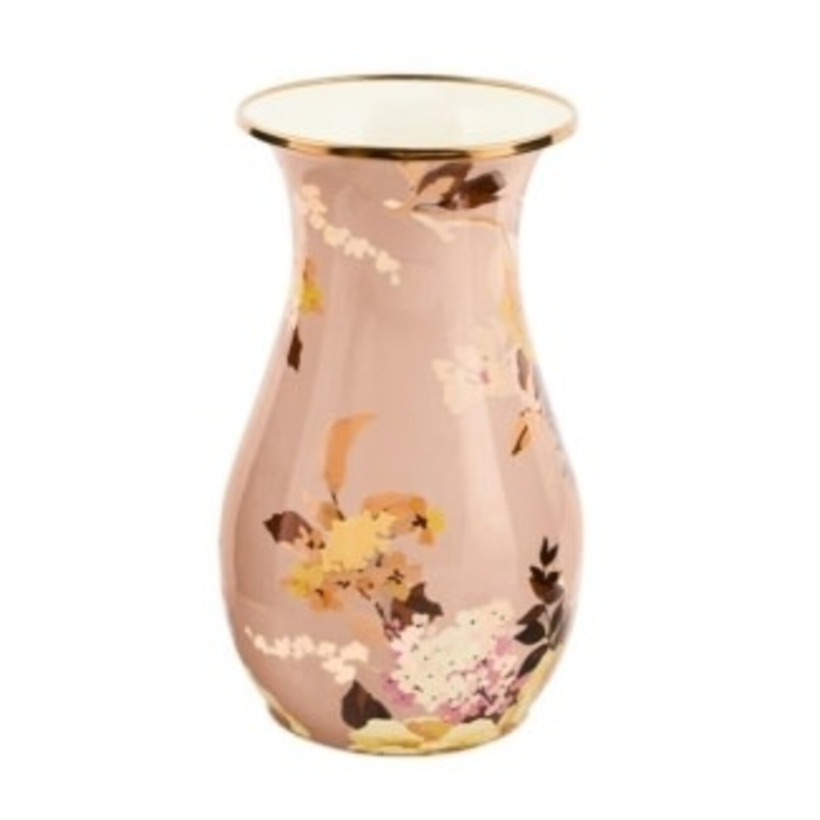 MacKenzie-Childs wild rose mauve tall vase