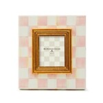 MacKenzie-Childs rosy check 2.5" x 3" frame