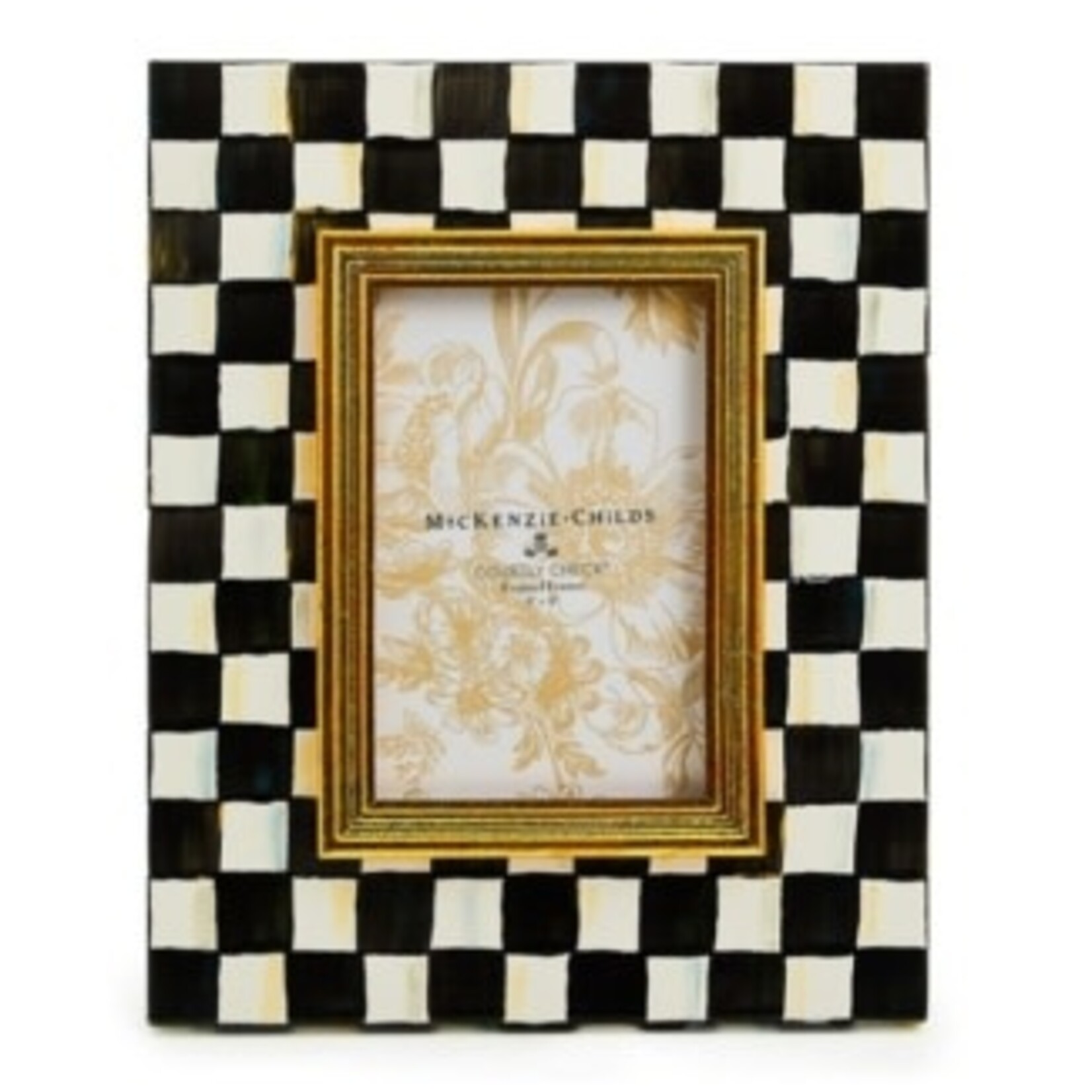 MacKenzie-Childs courtly check 4" x 6" frame