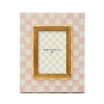 MacKenzie-Childs rosy check 4" x 6" frame
