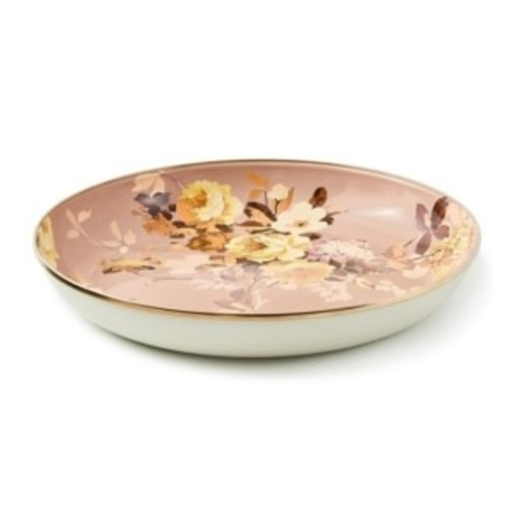 MacKenzie-Childs wild rose mauve abundant bowl