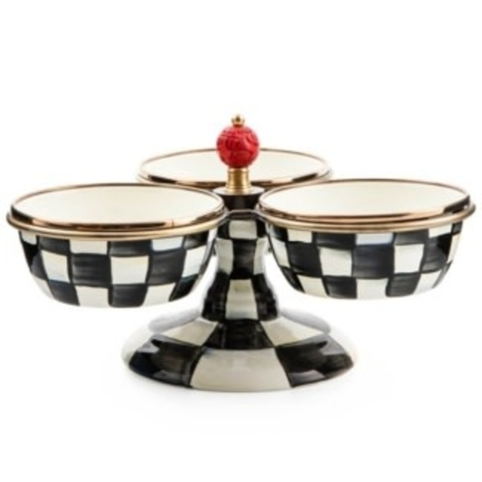MacKenzie-Childs courtly check triplicity