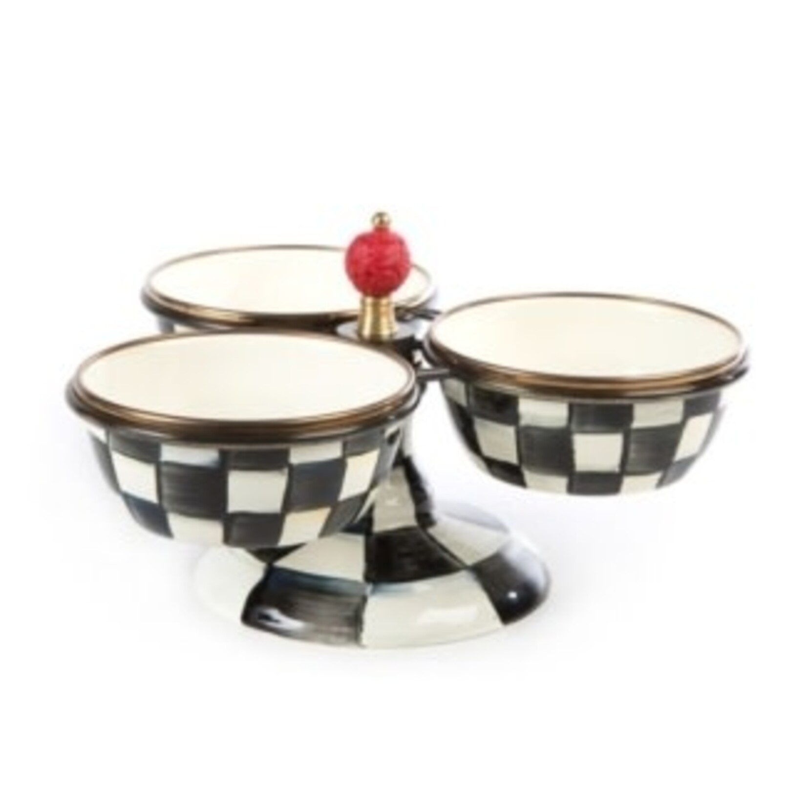 MacKenzie-Childs courtly check triplicity