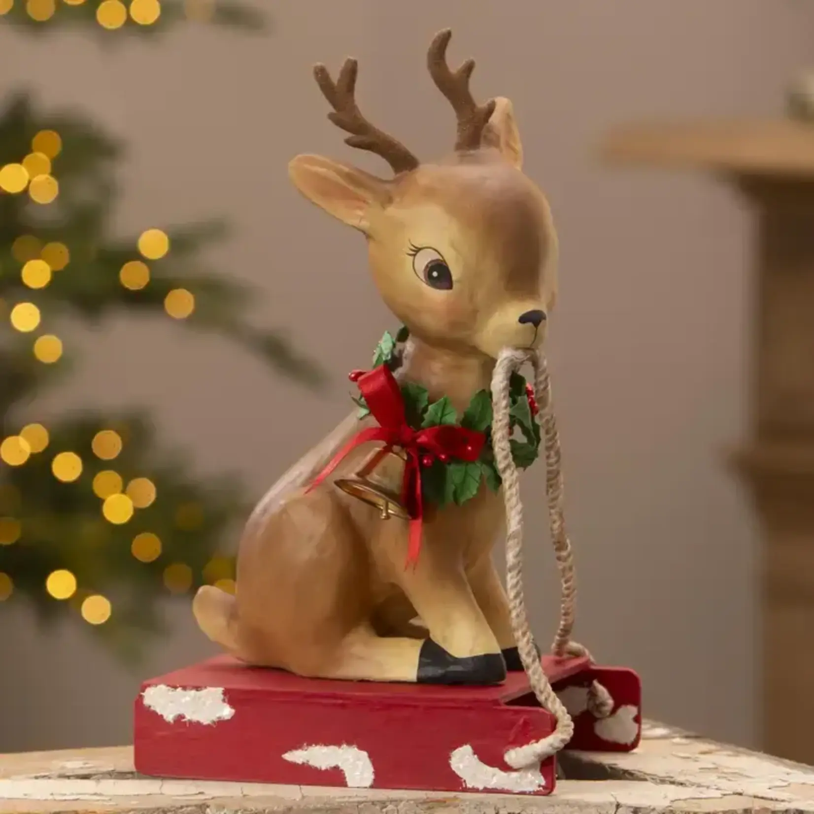 Bethany Lowe Designs, Inc. Reindeer On Sled