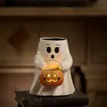 Bethany Lowe Designs, Inc. Sweet Boo with Pumpkin Bucket Paper Mache