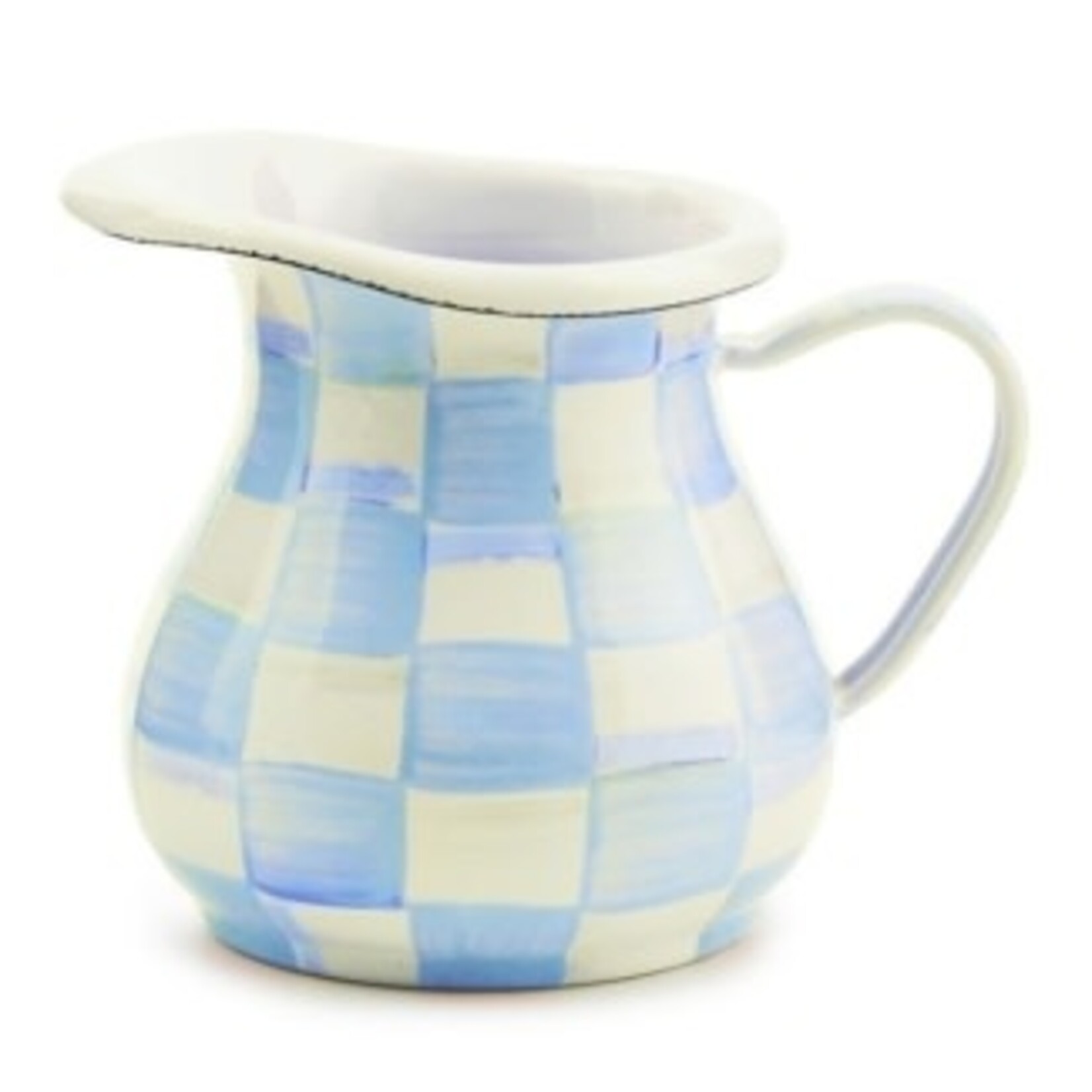 MacKenzie-Childs sky check creamer