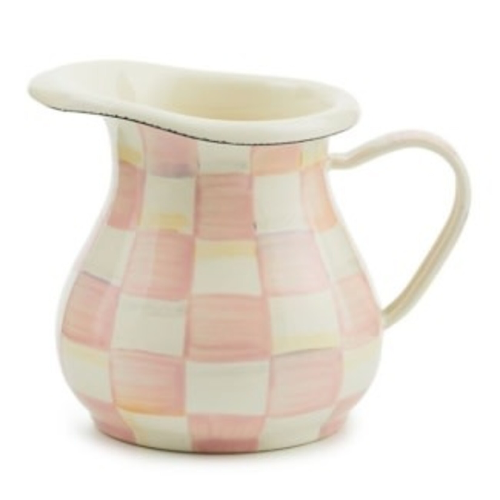 MacKenzie-Childs rosy check creamer